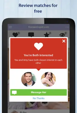 KoreanCupid Korean Dating android App screenshot 1